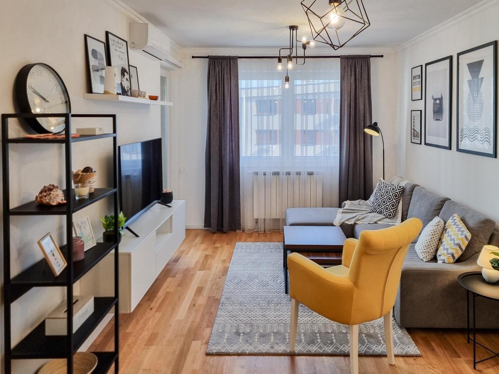 Apartment Modern 1br With Workspace, Ideal For Long