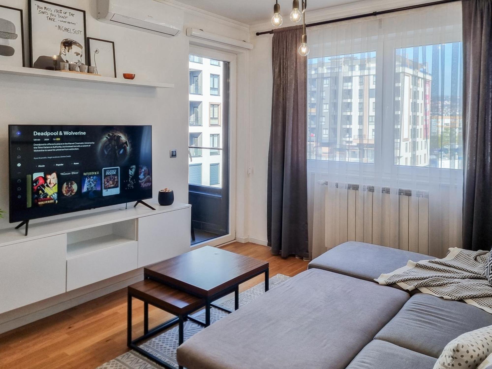 Apartment Modern 1br With Workspace, Ideal For Long *